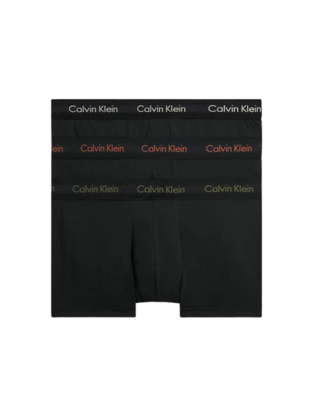 Calvin Klein Low Rise Trunk 3-Pack - Eclyps  Mcca  Orange  Olv  Lg
