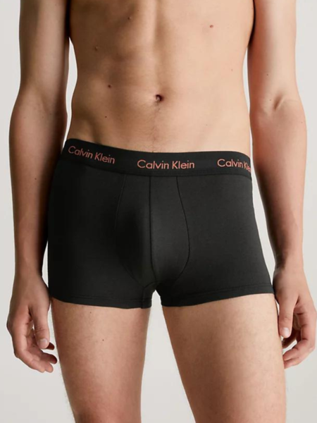 Calvin Klein Calvin Klein Low Rise Trunk 3-Pack - Eclyps  Mcca  Orange  Olv  Lg