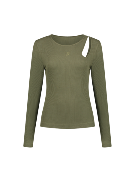 Nikkie Nikkie Antigua Top - Combat Green