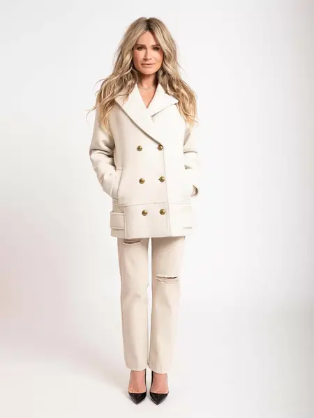 Nikkie Nikkie Atlanta Coat - Pearl