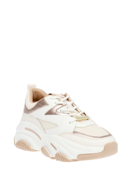 Steve Madden Steve Madden Progressive Sneaker - Cream Rose Gold