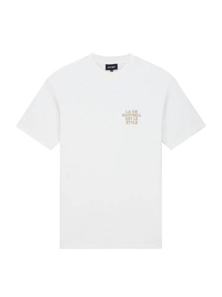Quotrell Quotrell La Vie T-Shirt - Off White/Oat
