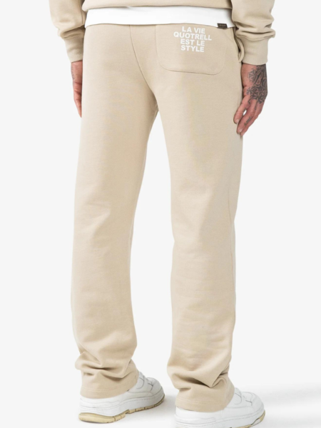 Quotrell Quotrell La Vie Pants - Oat/Off White