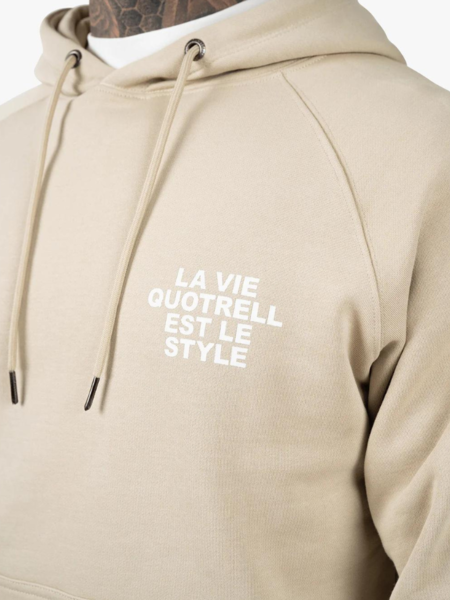 Quotrell Quotrell La Vie Hoodie - Oat/Off White