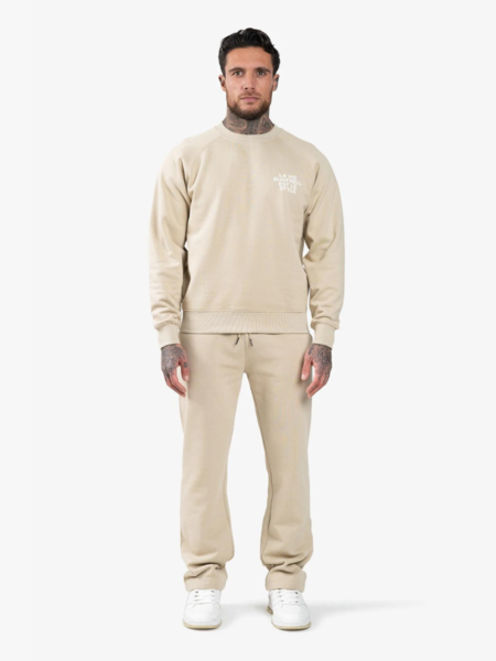 Quotrell Quotrell La Vie Crewneck - Oat/Off White