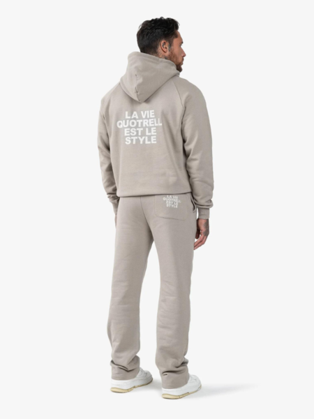 Quotrell Quotrell La Vie Hoodie - Concrete/Cement