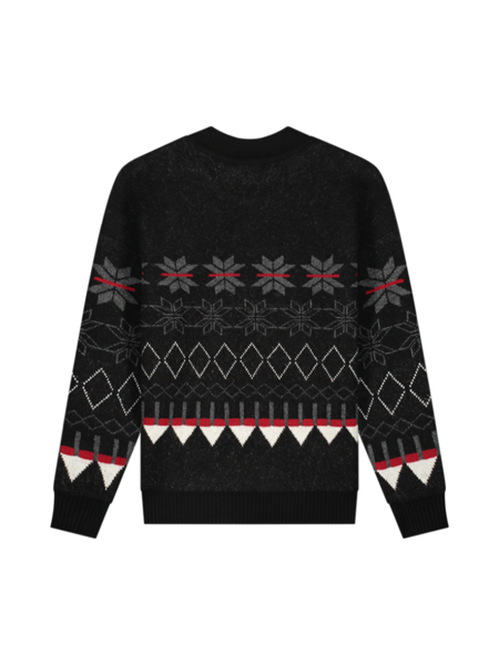 Malelions Malelions Christmas Sweater - Black/Red