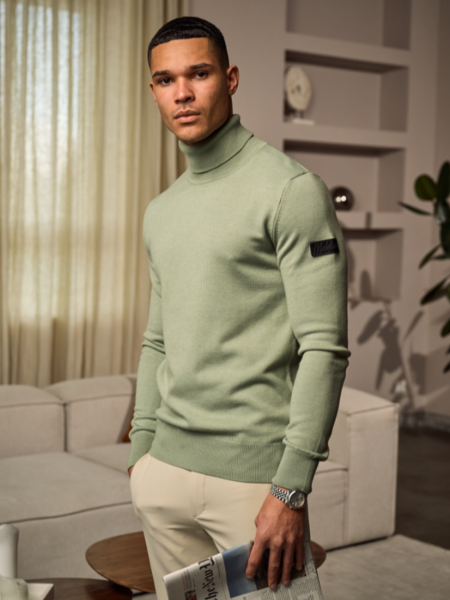 Malelions Malelions Knit Turtleneck - Dry Sage