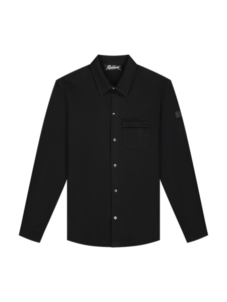 Malelions Malelions Cargo Overshirt - Black