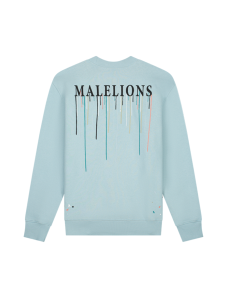 Malelions Malelions Painter Sweater - Light Blue