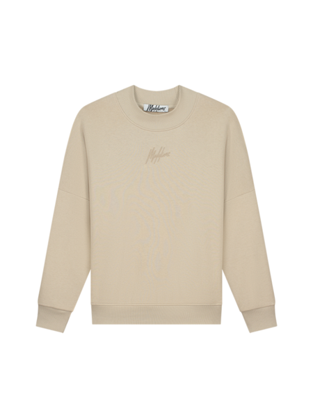 Malelions Women Brand Sweater - Clay