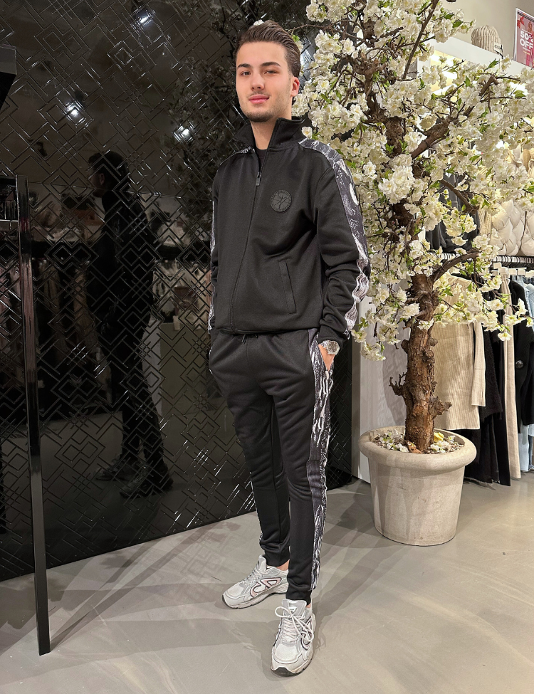 Carlo Colucci Tracksuit C10101 Black Eddy