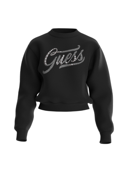 Guess Guess Logo Sweatshirt - Jet Black