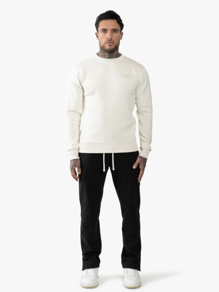 Quotrell Quotrell Atelier Milano Crewneck - Off White/Oat