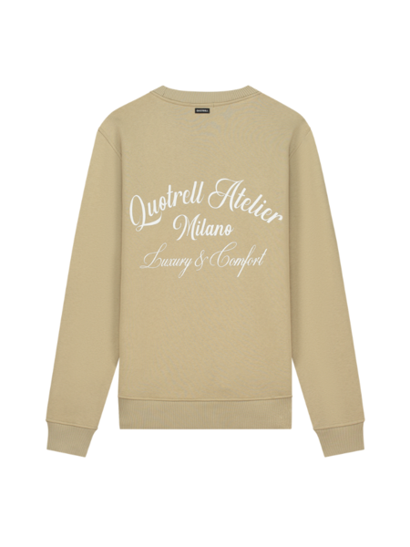 Quotrell Quotrell Atelier Milano Crewneck - Oat/Off White