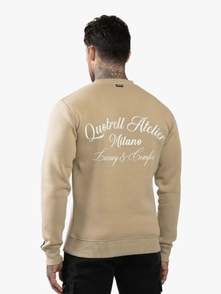 Quotrell Quotrell Atelier Milano Crewneck - Oat/Off White