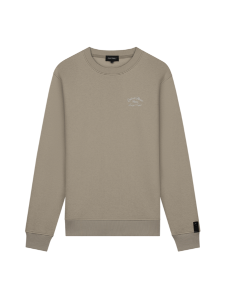 Quotrell Quotrell Atelier Milano Crewneck - Concrete/Cement