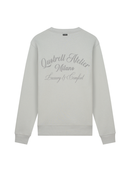 Quotrell Quotrell Atelier Milano Crewneck - Cement/Concrete