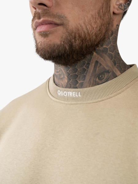 Quotrell Quotrell Dublin Crewneck - Oat/Off White