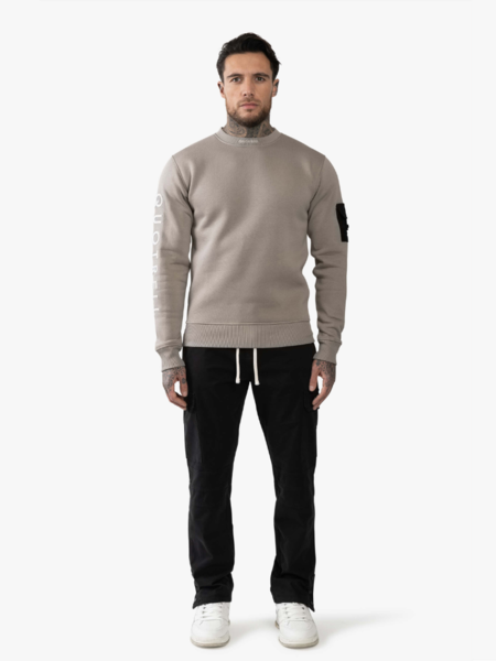 Quotrell Quotrell Dublin Crewneck - Concrete/Cement