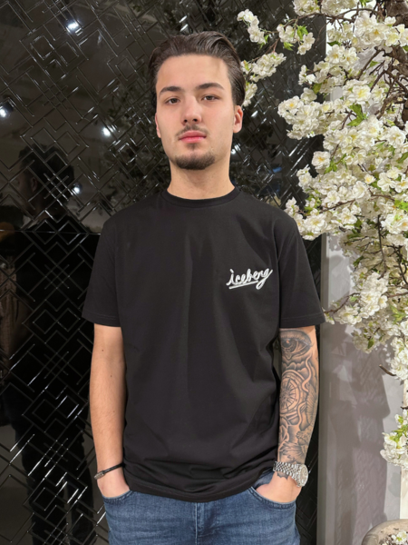 Iceberg Iceberg Logo T-Shirt - Black