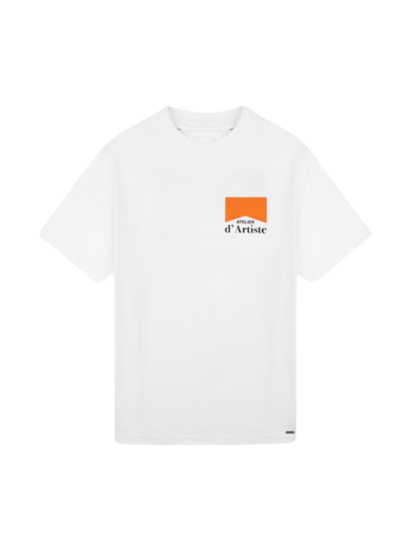 Croyez Croyez Fumes T-Shirt - White/Orange