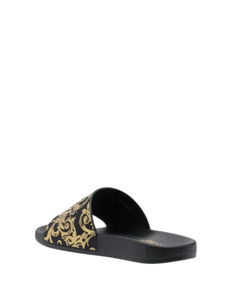 Versace Jeans Couture Versace Jeans Couture Women Fondo Shelly Slides - Black/Gold