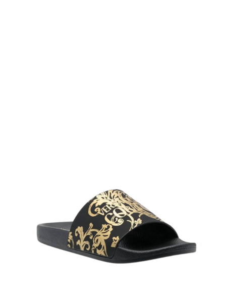 Versace Jeans Couture Versace Jeans Couture Women Fondo Shelly Slides - Black/Gold