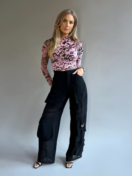 Pinko Pinko Campofiorin Trousers - Nero Limousine