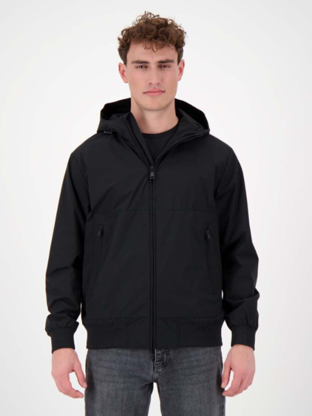 Airforce Airforce Hooded Four-Way Stretch Jacket - True Black