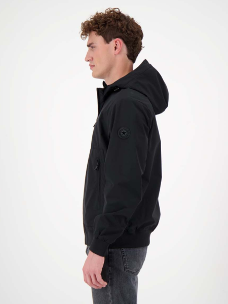 Airforce Airforce Hooded Four-Way Stretch Jacket - True Black