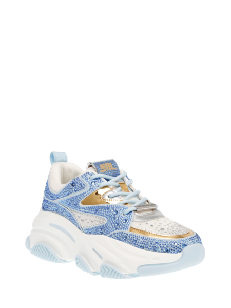 Steve Madden Steve Madden Privy Sneaker - White/Baby Blue