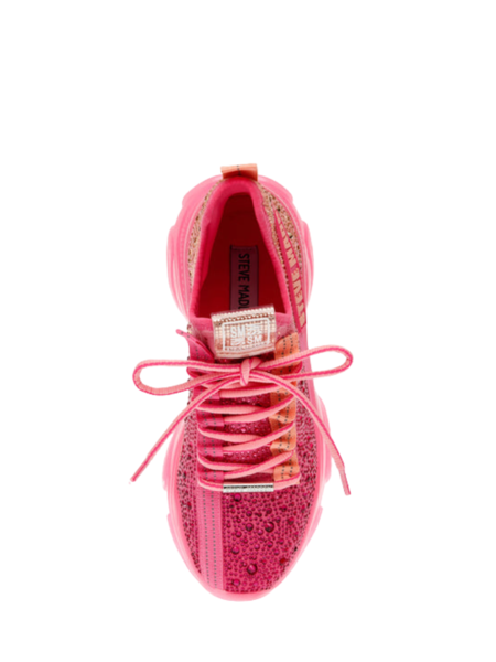 Steve Madden Steve Madden Girls Jmistica Sneaker - Pink Candy