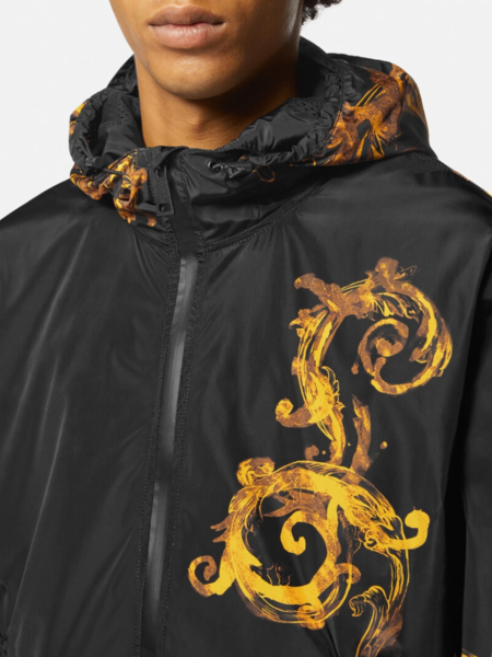 Versace Jeans Couture Versace Jeans Couture Men Placed Couture Jacket - Black/Gold