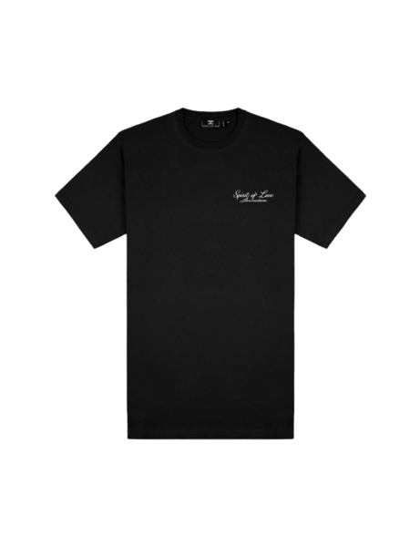 JorCustom JorCustom Spirit Of Love Slim Fit T-Shirt - Black
