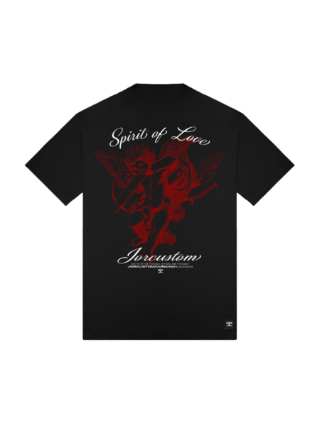 JorCustom JorCustom Spirit Of Love Loose Fit T-Shirt - Black