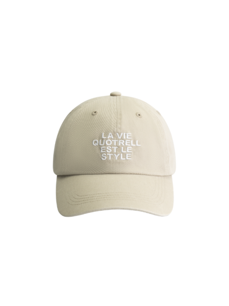 Quotrell La Vie Cap - Beige/Off White