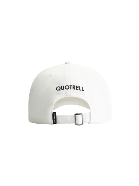 Quotrell Quotrell Society Cap - Off White/Black