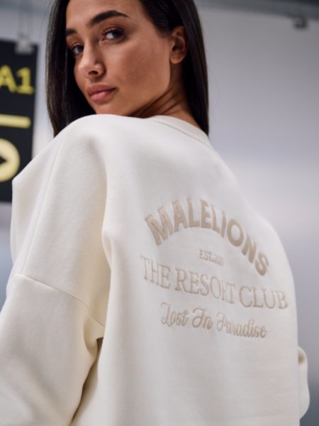 Malelions Malelions Women Paradise Sweater - Cream