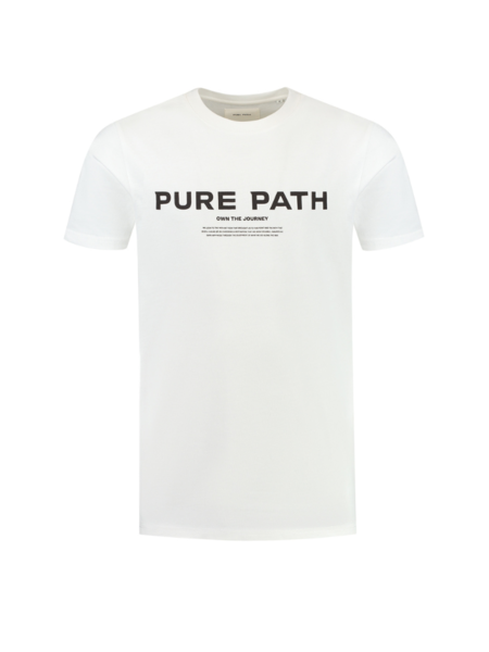 Pure Path Signature T-Shirt - Off White