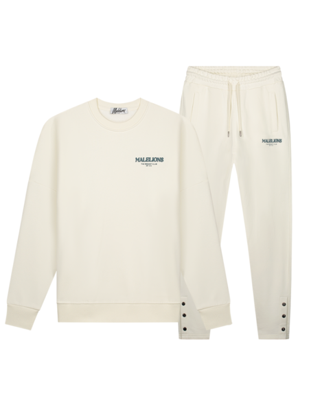 Malelions Women Resort Combi-set Sweater - Off White