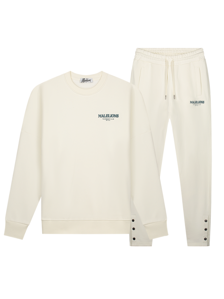Malelions Malelions Women Resort Combi-set Sweater - Off White