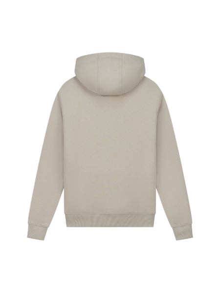 Malelions Malelions Striped Signature Hoodie - Taupe/Light Green