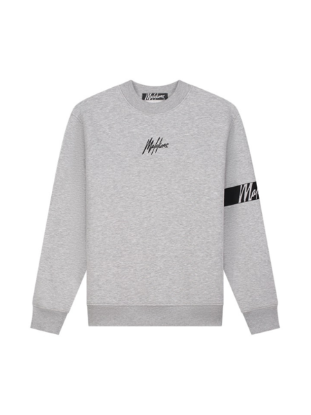 Malelions Captain Sweater 2.0 - Grey Melange