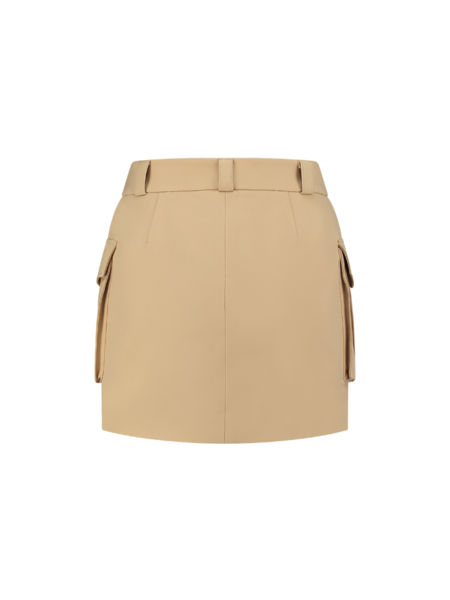 Nikkie Nikkie Bel Air Skirt - Cashew