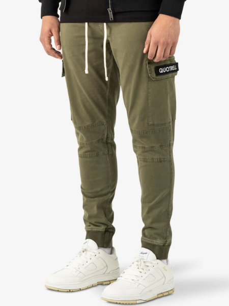 Quotrell Quotrell Casablanca Cargo Pants - Army Green