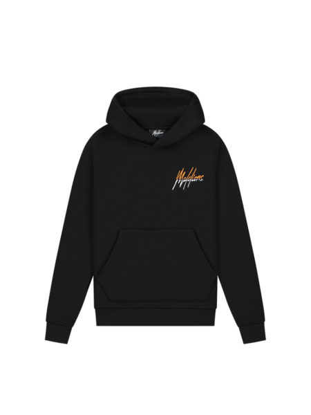 Malelions Malelions Kids Split Hoodie - Black/Orange