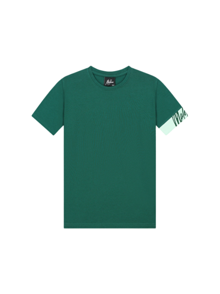 Malelions Kids Captain T-Shirt 2.0 - Dark Green/Mint