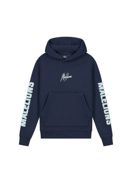 Malelions Kids Lective Hoodie - Navy/Mint