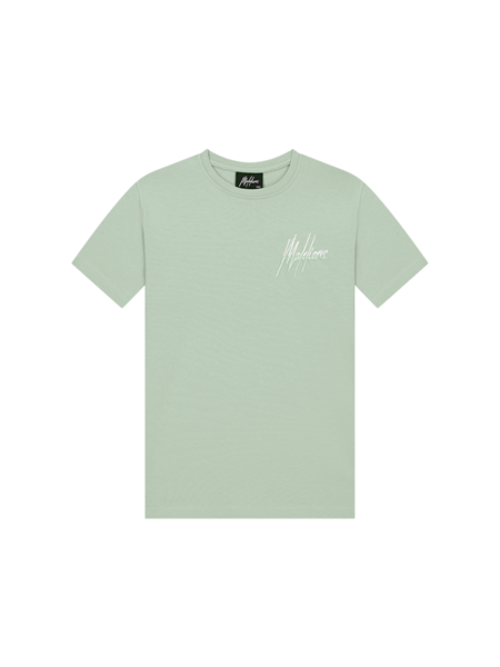 Malelions Malelions Kids Split T-Shirt - Aqua Grey/Mint